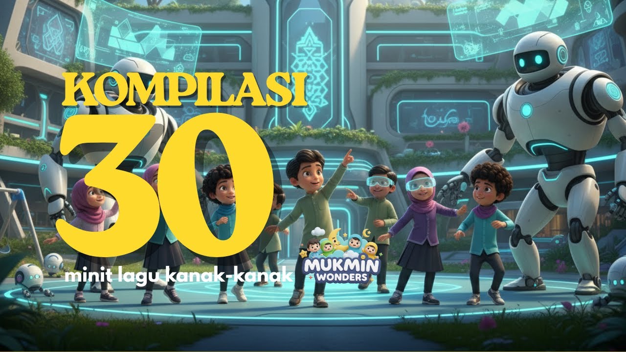 Kompilasi 30 Minit Lagu Kanak-Kanak | Mukmin Wonders