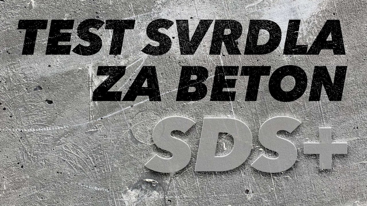 Test svrdla za beton SDS+ / Ključ 13