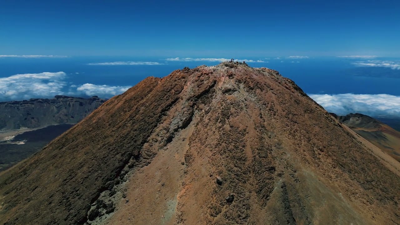 Teide, or Mount Teide is a volcano on Tenerife in the Canary Islands, Spain. Teidės viršukalnė.