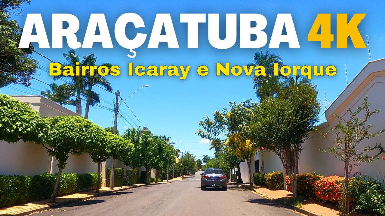 [4K] Breve Passeio pelos Bairros Icaray e Jd. Nova Iorque | Ara&ccedil;atuba SP