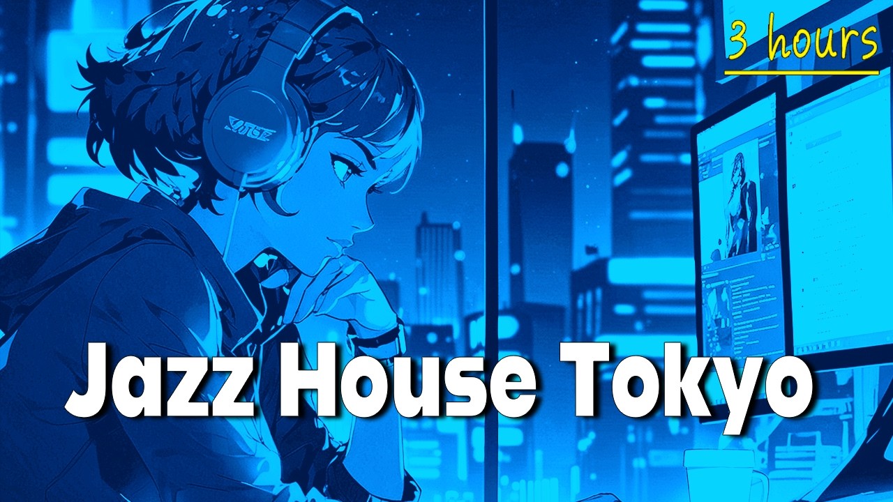 Deep Work and Chill Out 🎧 Japanese Jazzy Deep House Playlist 🎶 3 hours of Tokyo Acid Jazz House Mix