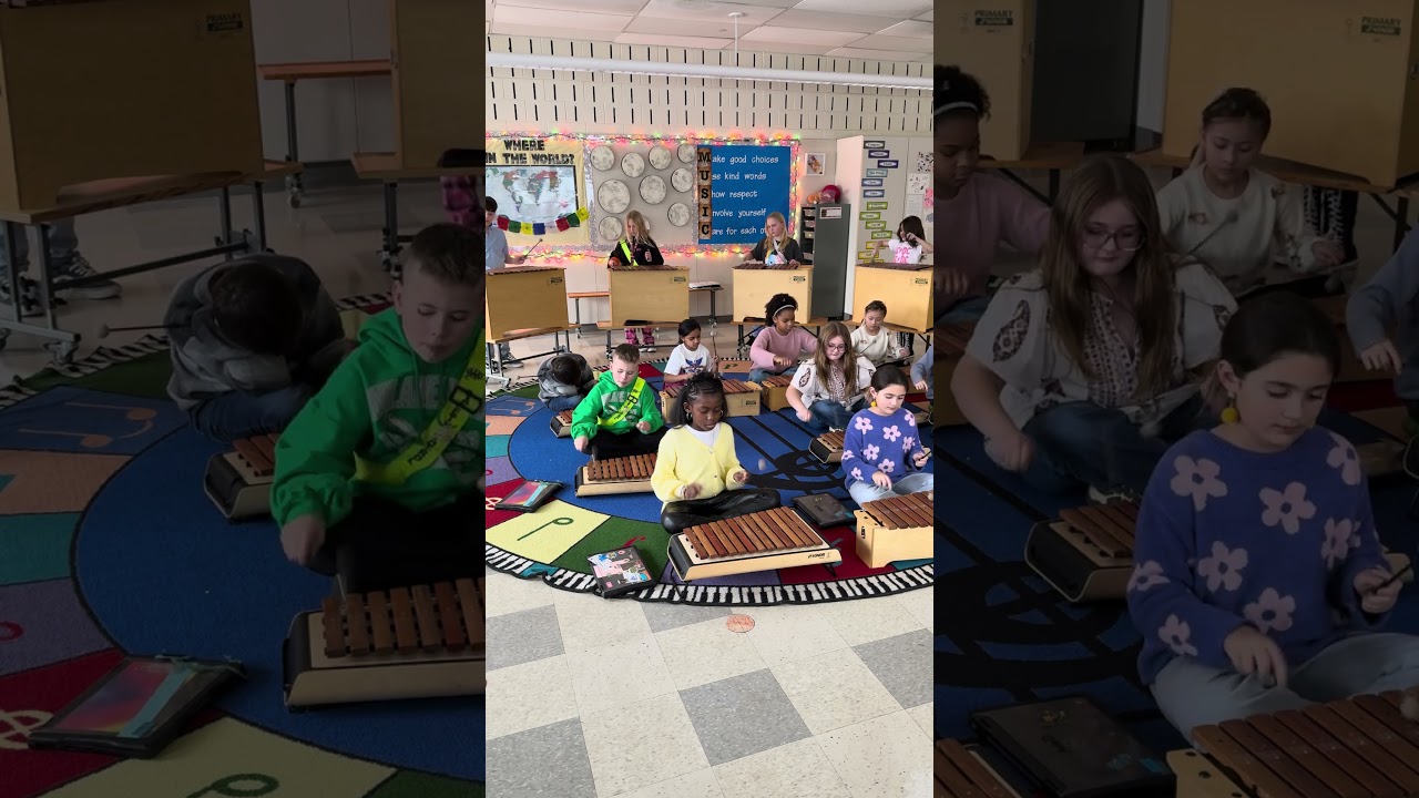 Eagleville Orff ensemble rehearsal #miosm #elementarymusic #orff