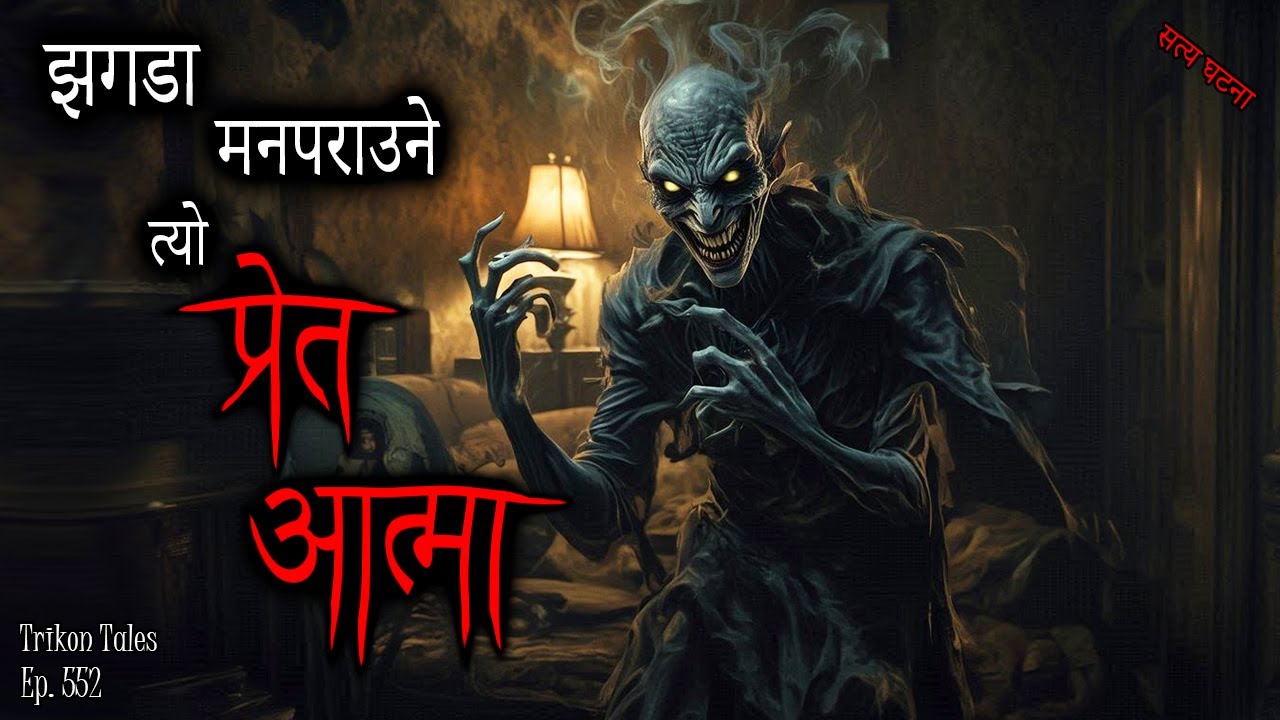 NEPALI HORROR STORY | JHAGADA MAN PARAUNE TYO PRET AATMA | SATYA GHATNA | TRIKON TALES | EP 552