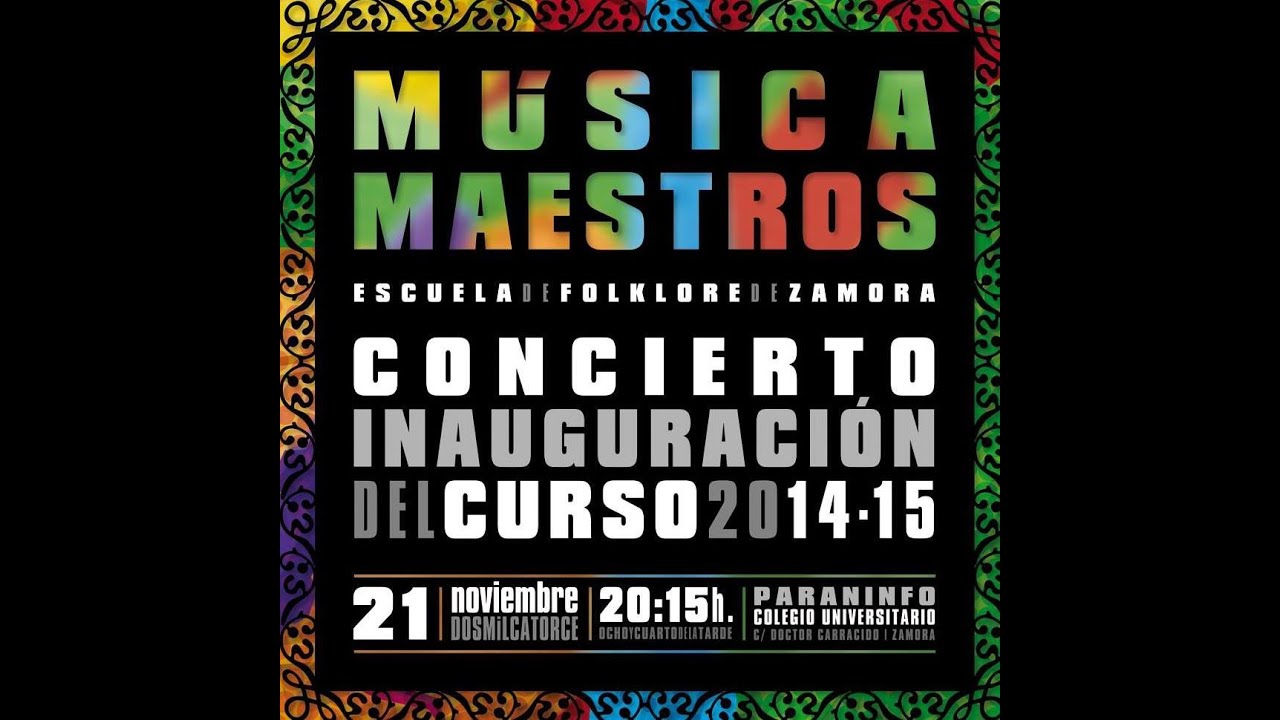 Seguidillas de Motilleja Ringorrango con J y M, Concierto de apertura curso 14-15 CFMZ