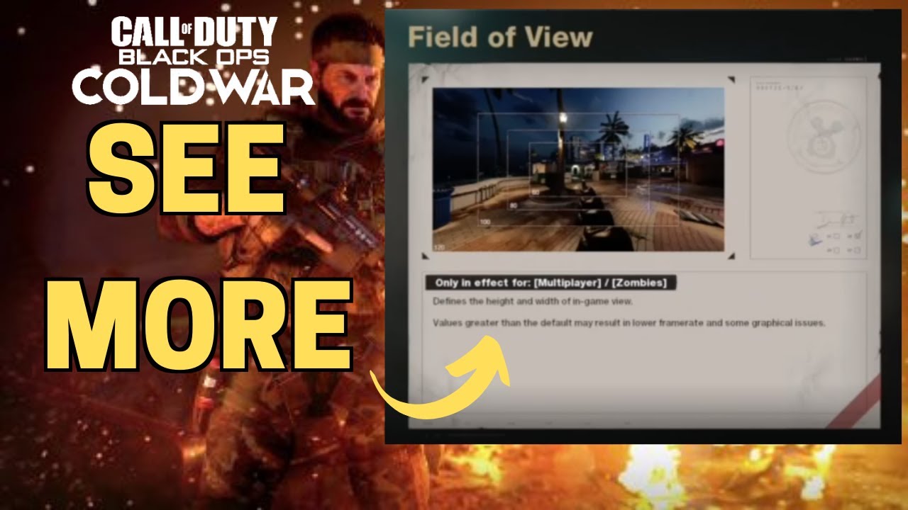 See Enemies Better In Call Of Duty Cold War CHANGE FOV