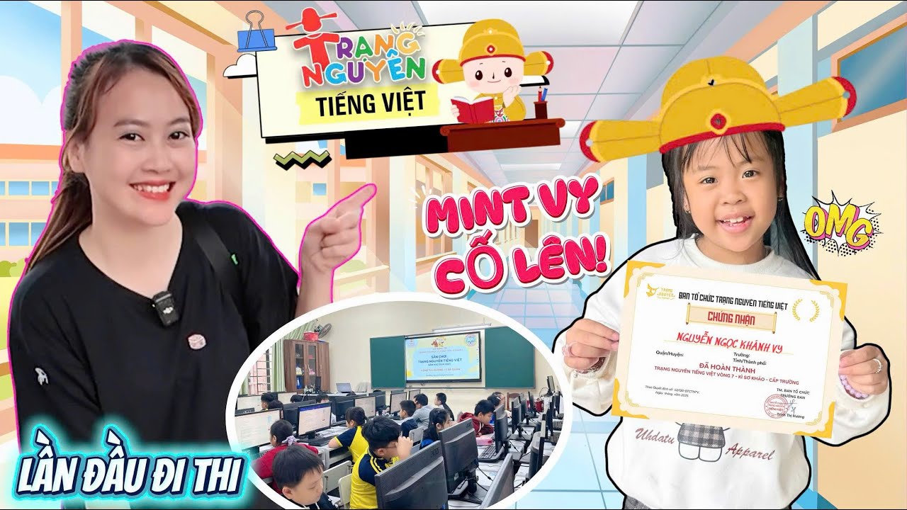 📘Mint Vy Lần Đầu Thi Trạng Nguy&ecirc;n Tiếng Việt Ở Trường &ndash; Mẹ H&agrave; H&iacute; Cổ Vũ Hết M&igrave;nh & C&aacute;i Kết Kh&ocirc;ng Ngờ!