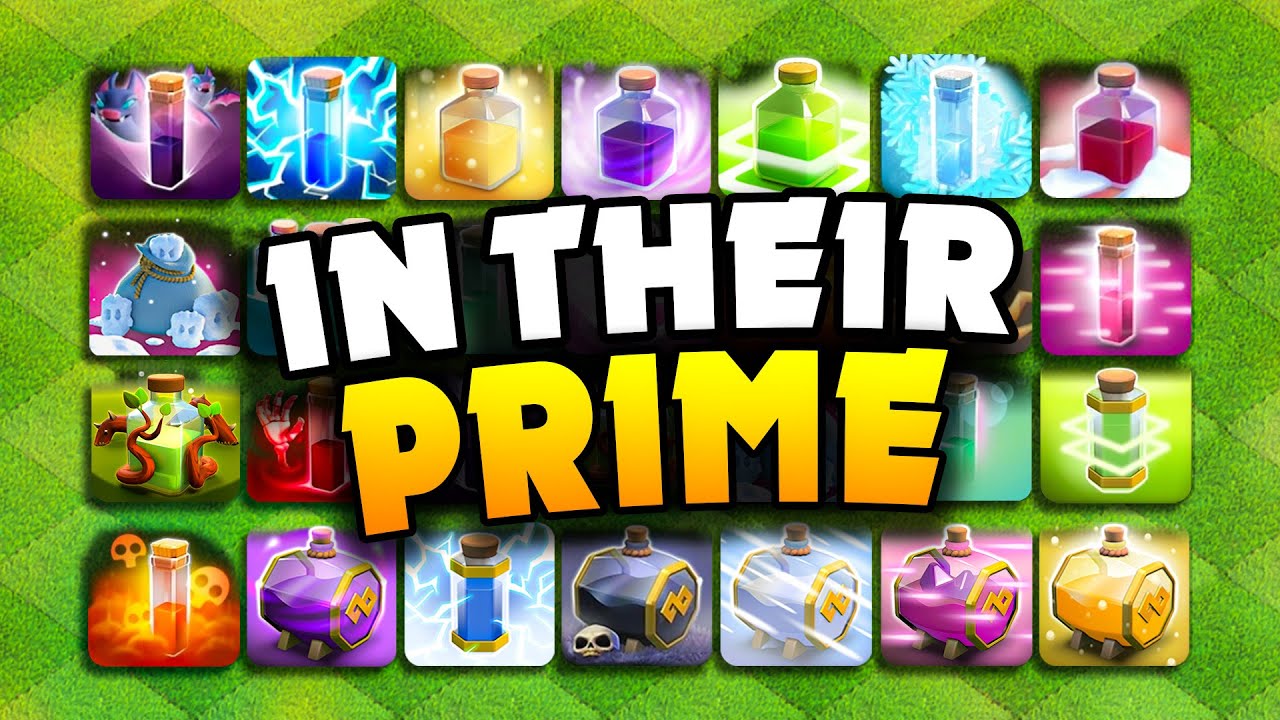 Сильнейшее состояние каждого заклинания в истории Clash of Clans