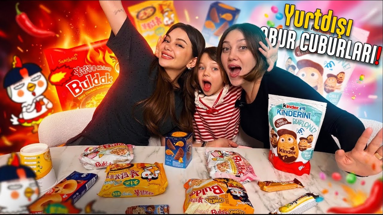 YURT DIŞI ABUR CUBURLARI DENEDİK !? 😱 (Efsane Tatlar) | Sara Yılmaz​