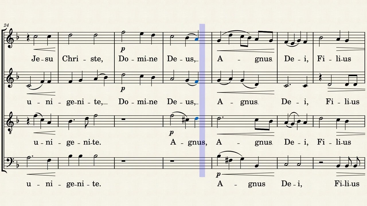 Anton Bruckner - Choralmesse - Gloria - Sopran