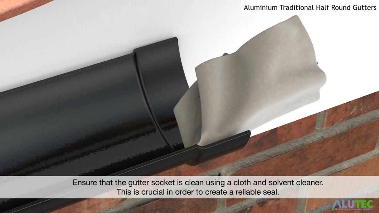 Marley Alutec | Installation Animation: Traditional Half Round Aluminium Gutter Systems