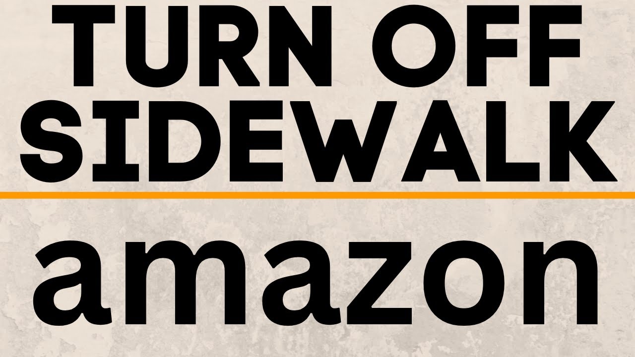 Как отключить Amazon Sidewalk &mdash; Отказ от Amazon Sidewalk