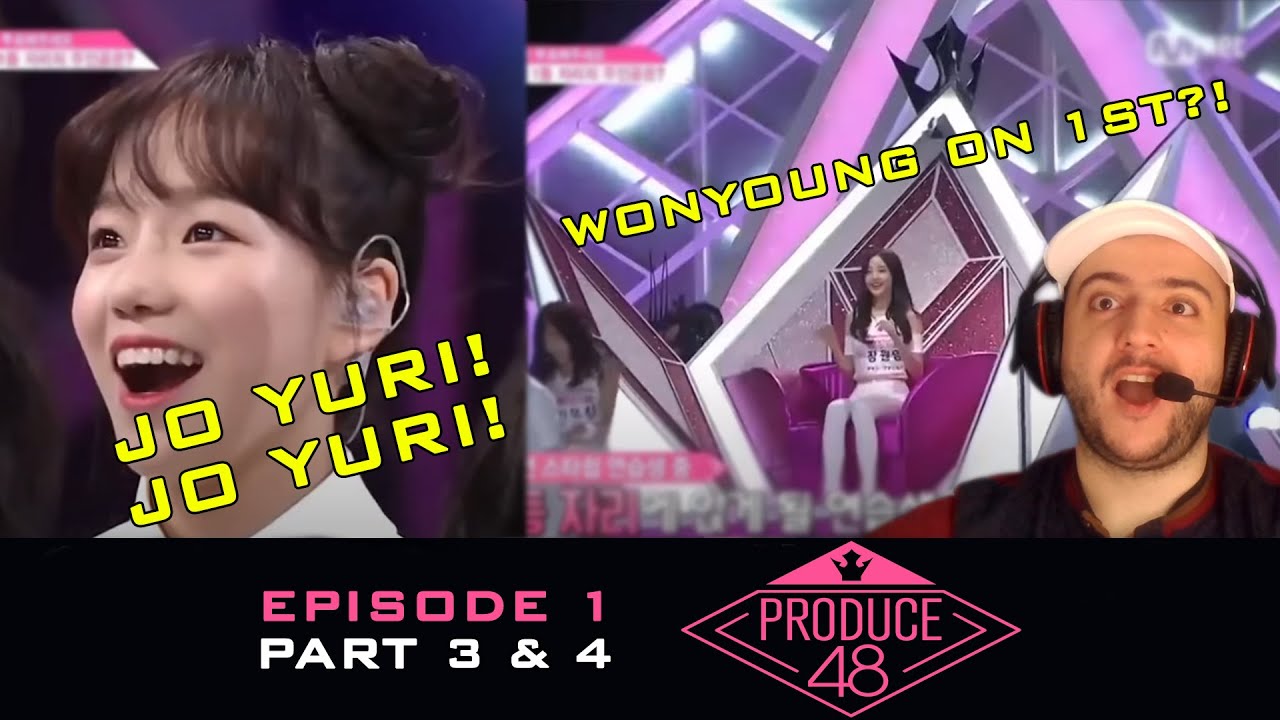 PRODUCE 48 EPISODE 1 REACTION | PART 3 & 4 | EVERYONE WANTS THE FIRST SEAT!!