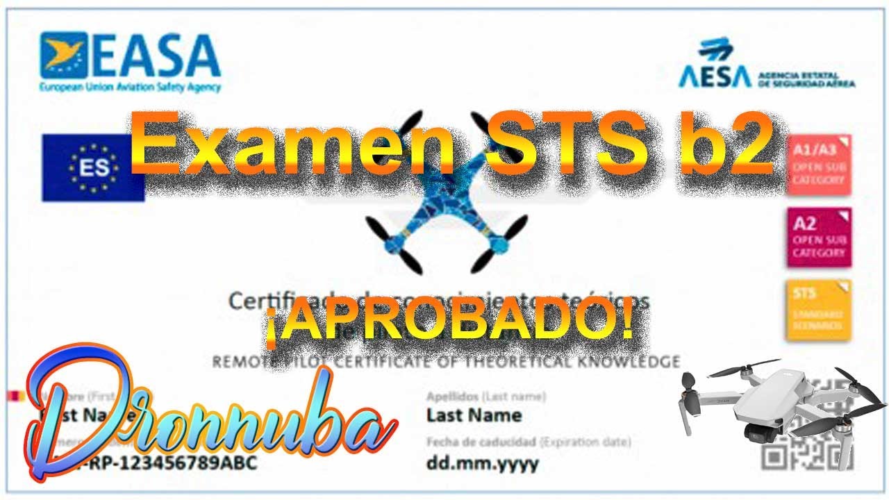 Examen UAS Subcategoría STS b. Categoría abierta.(AESA).APROBADO