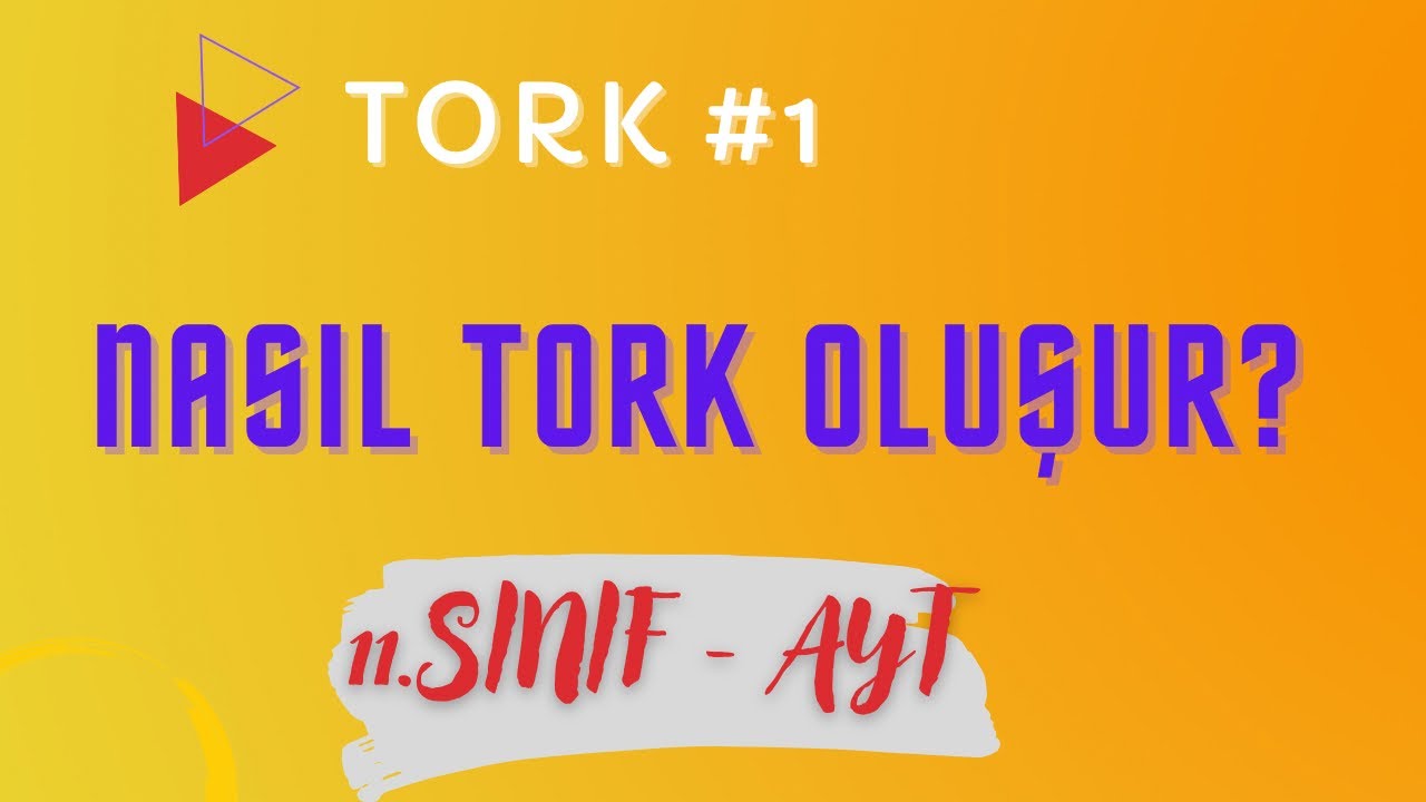 Tork- 1 ( Tork Nasıl Oluşur?) 11. Sınıf AYT