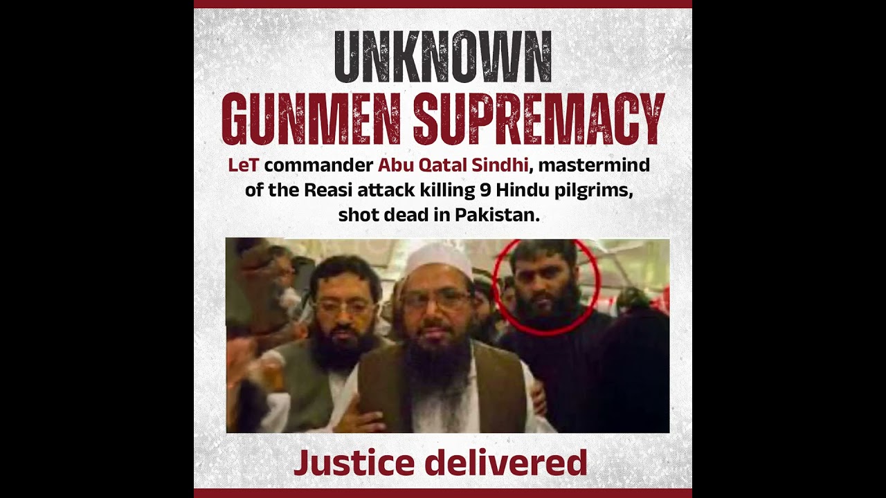 Unknown Gunmen Supremacy ⚡ | LeT Commander Abu Qatal Sindhi Eliminated