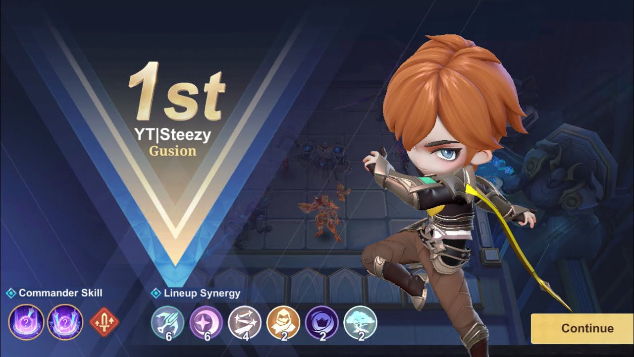 Titan claude in beast mode! | Magic Chess GoGo commander gusion