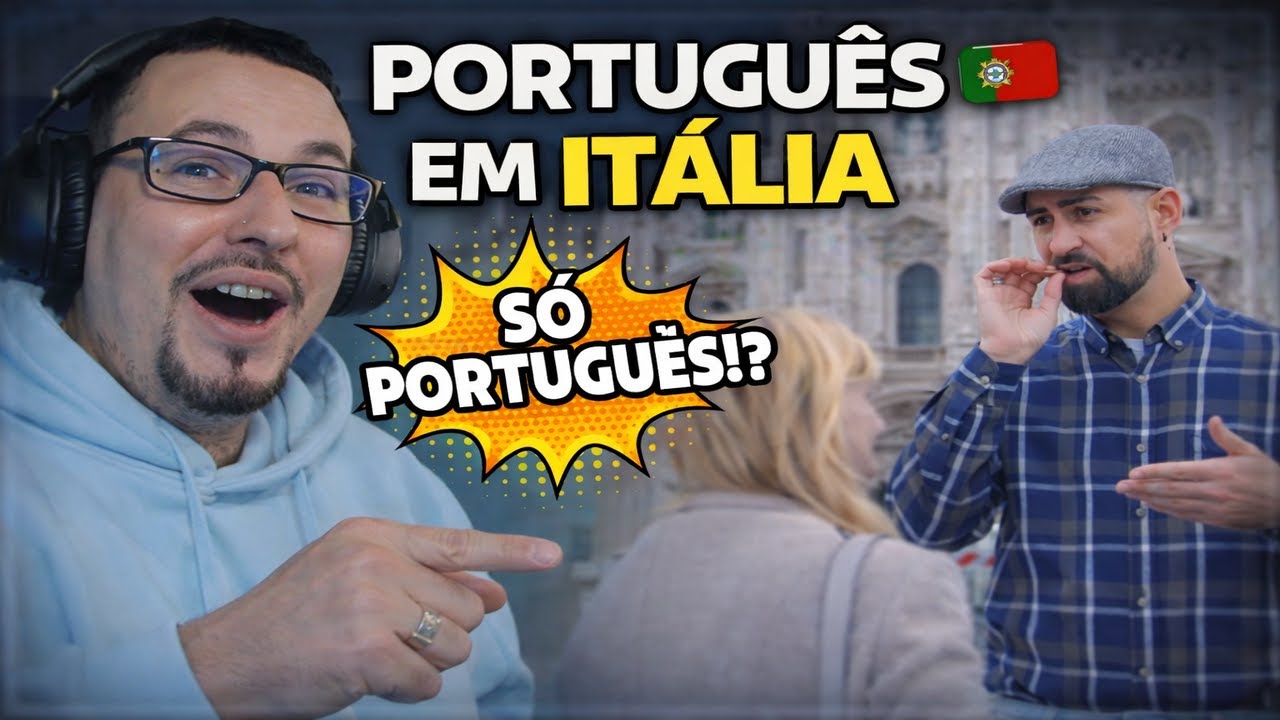 POSSESSIVO VAI A ITALIA E SÓ FALA EM PORTUGUEM 😂 Reagi a Isto e Não Aguentei