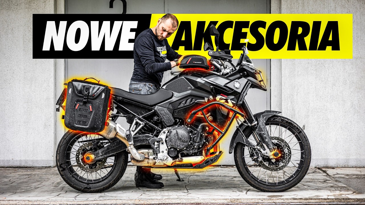 Montuję AKCESORIA do mojego MOTOCYKLA - BMW F900 GS + SW Motech