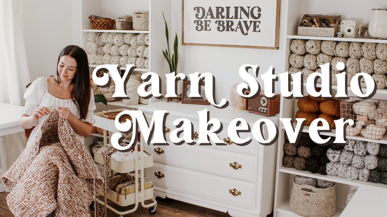 My Yarn Studio Makeover & Tour
