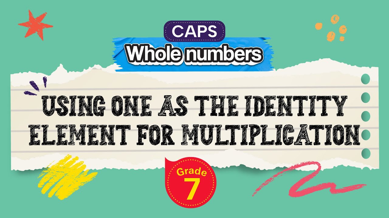 [GRADE 7] Using One as the Identity Element for Multiplication