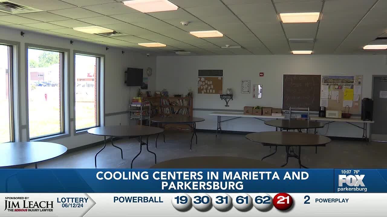Information on cooling centers in Parkersburg and Marietta
