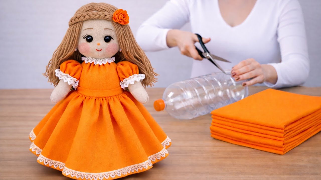 💥Этот малыш нигде больше не встречается/🧡Создание принцессы из пластиковой бутылки