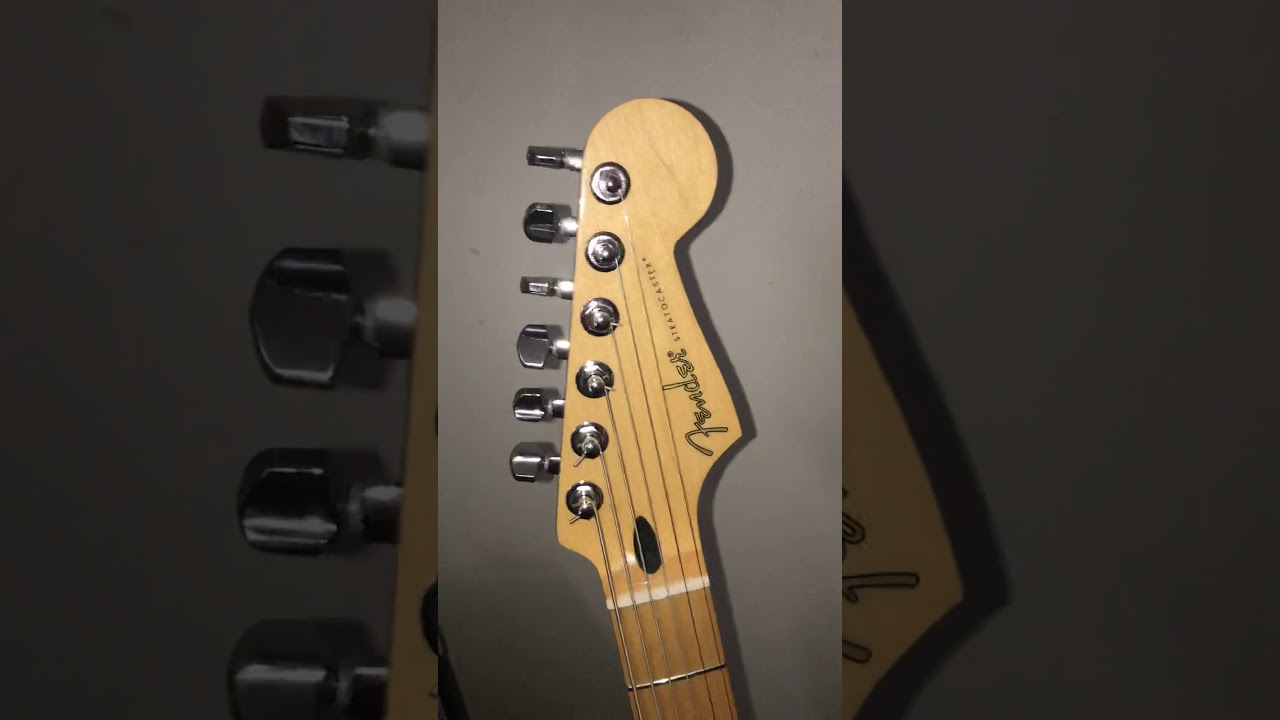 Baritone Stratocaster. Demo in part two (fender sub sonic) fender replacement neck