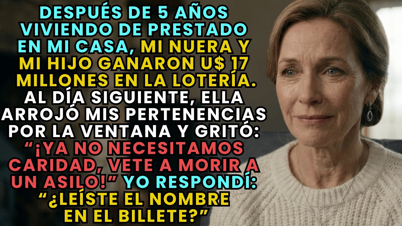 Después de 5 años viviendo de prestado en mi casa, mi nuera y mi hijo ganaron 17 millones en la…