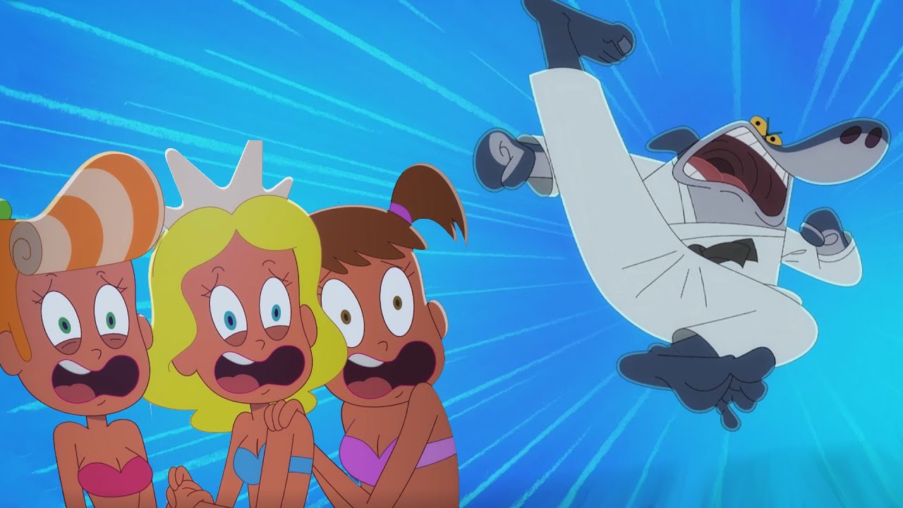 ZIG e SHARKO 🌴 ESCOLA DE AUTODEFESA 🥋  Zig e Sharko Brasil 🧜‍♀️ Desenho Animado em português