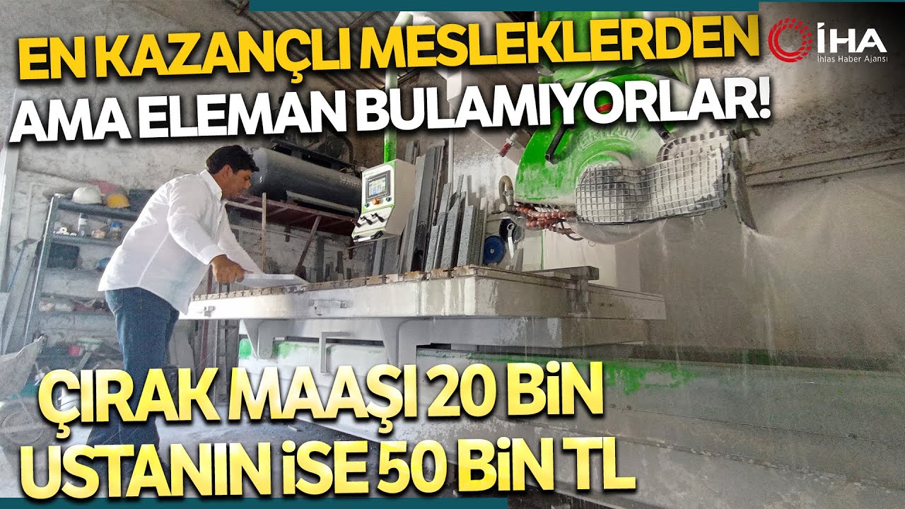 Konya'da Aylık 20 Bin Liraya Çırak, 50 Bin Liraya Usta Bulunmuyor