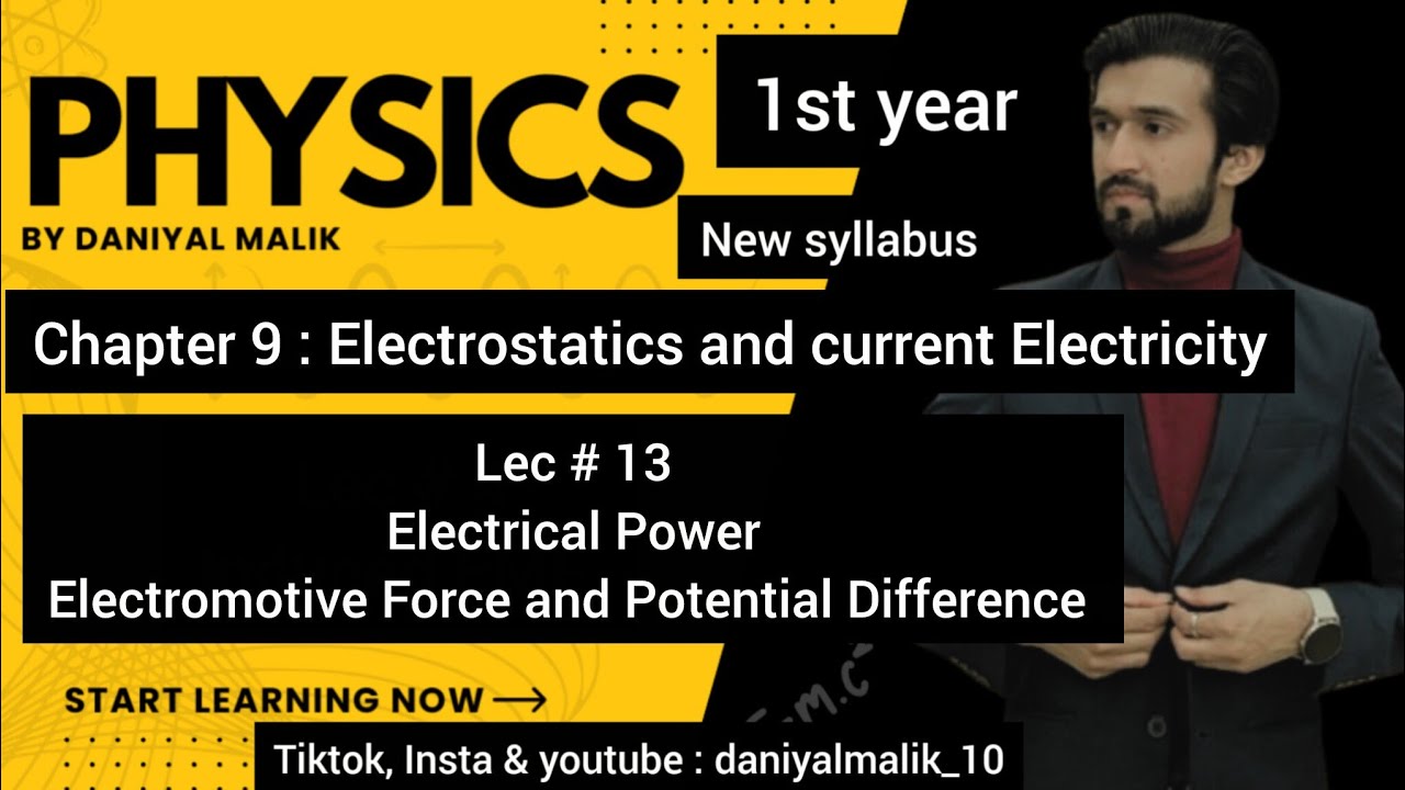 EMF and potential difference |#physicsbydm #currentelectricity #electromotiveforce #electricalpower 