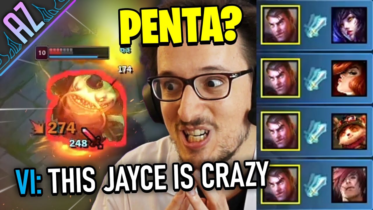 JAYCE ESPLODI BUILD E IL MOMENTO GIUSTO PER LA PENTA - AZ PENTAKILL CHALLENGE