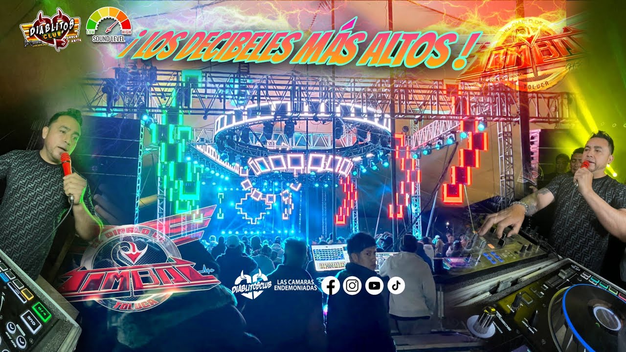 ¡LOS MAS ALTOS DB DECIBELES EN MÉXICO! EL PODEROSO DIABLO DE TOLUCA 👹 SONIDO TIMBAL | TLAZALA