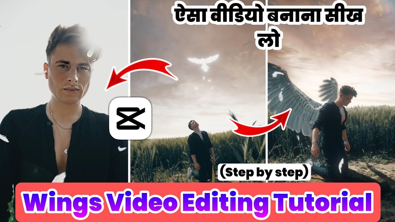 How To Make Wing Video Editing | Angel Wings Video Editing Tutorial | falcopunch vfx video editing