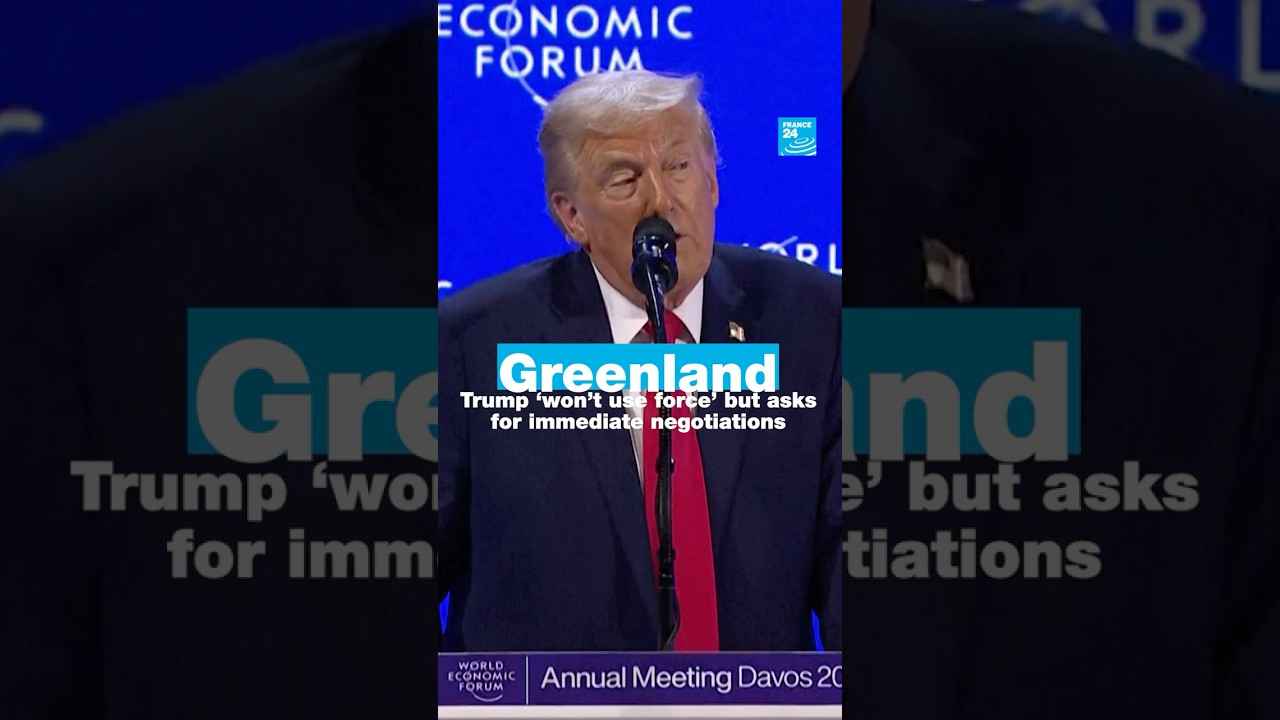 Greenland: Trump &lsquo;won&rsquo;t use force&rsquo; but asks for immediate negotiations &bull; FRANCE 24 English