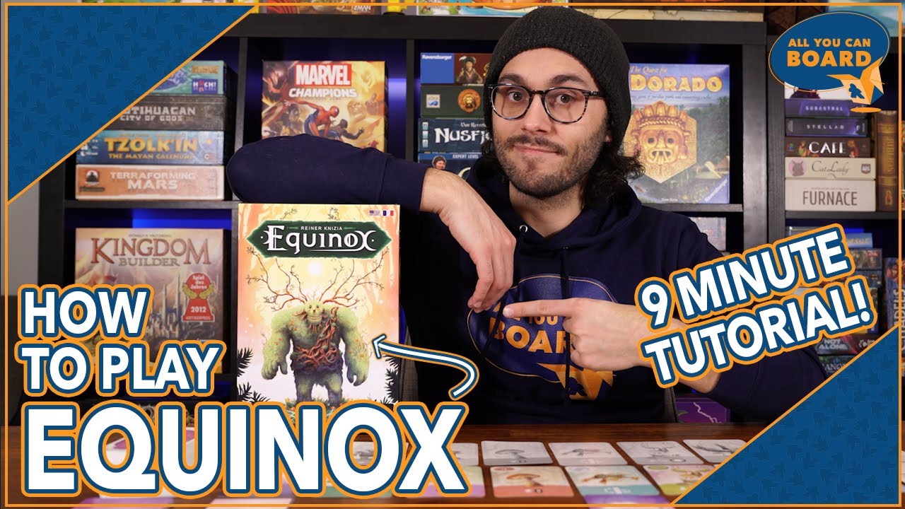 EQUINOX | How to Play in 9 MINUTES | A Unique Knizia Betting Game of Mythical Creatures!