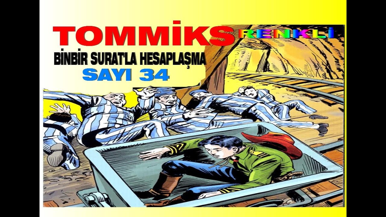 TOMMİKS (BİNBİR SURAT'LA HESAPLAŞMA )RENKLİ SAYI 34