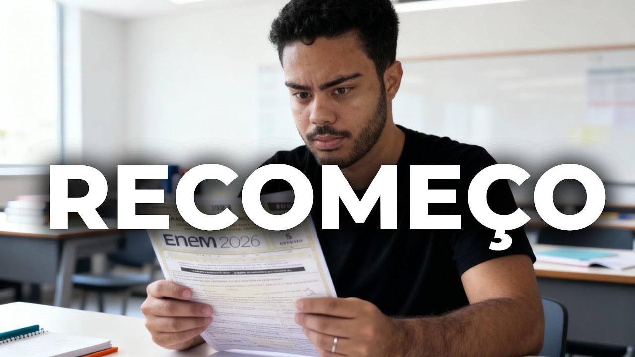 COMO RECOME&Ccedil;AR SEU ESTUDO PARA O ENEM 2026