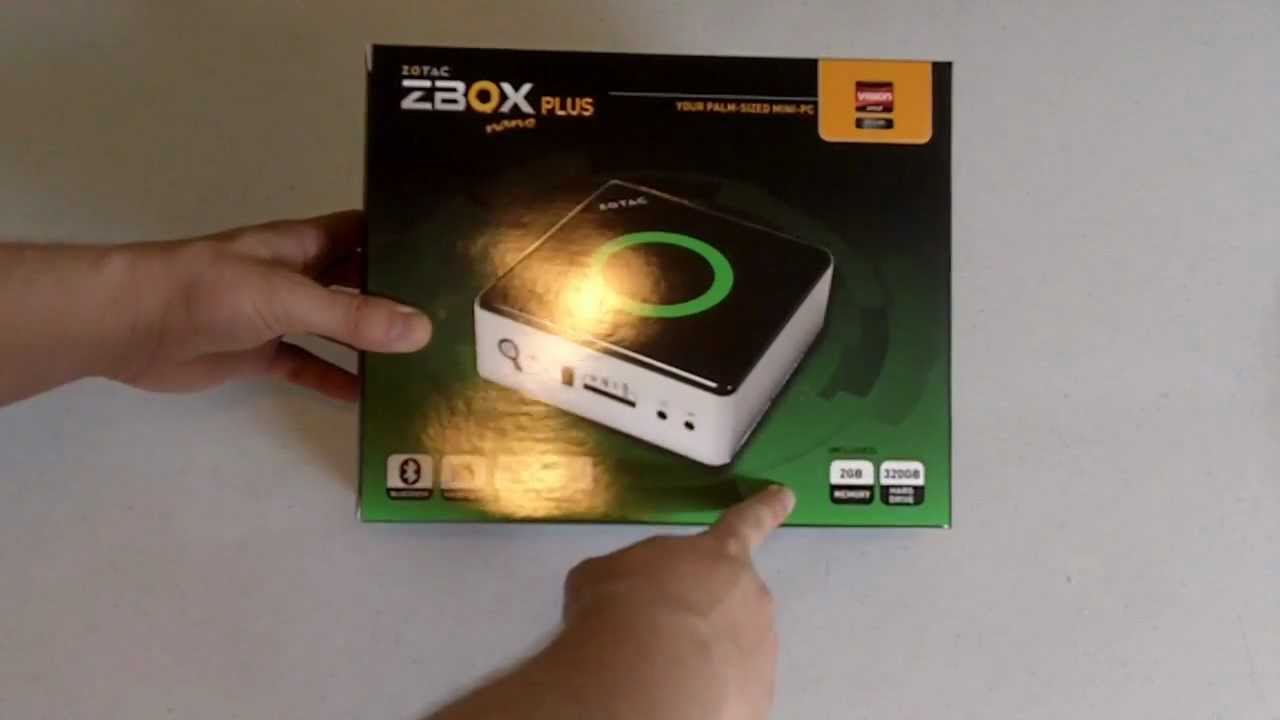 Zotac ZBOX Nano AD10 Unboxing and Overview