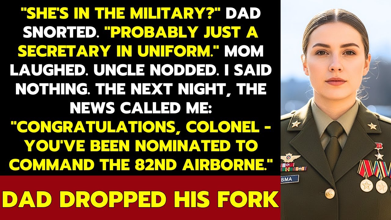 Family Mocked Me at Dinner — Until I Got a Call from the Pentagon CONGRATULATIONS COLONEL
