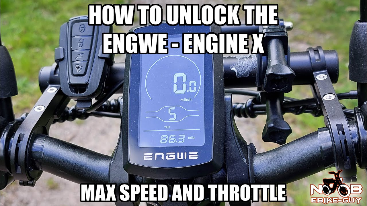 ENGWE ENGINE X   HOW TO UNLOCK MAX SPEED AND THROTTLE
