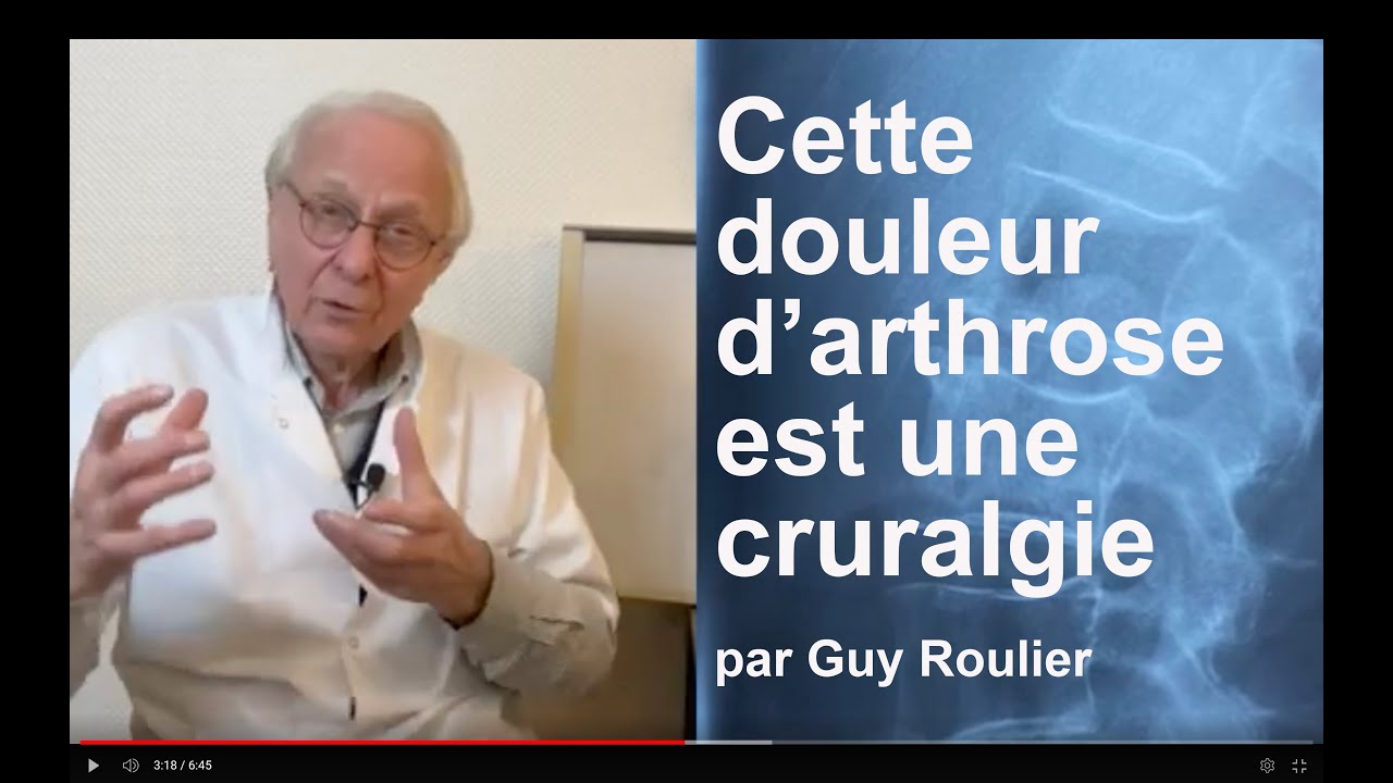 Vid&eacute;o Et si cette douleur &eacute;tait une cruralgie ? par Guy Roulier