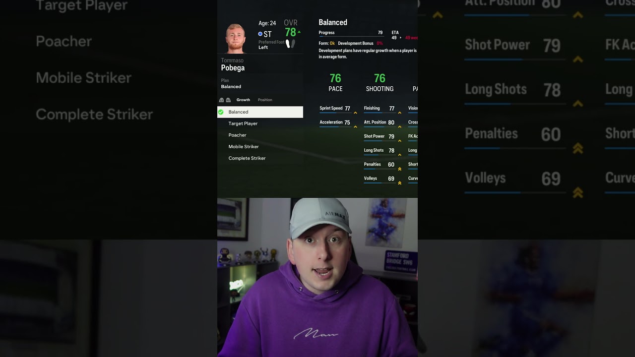 Best Position Changes In FC24 Career Mode Part 5 #careermode #fifa #eafc24 #football #rebuild