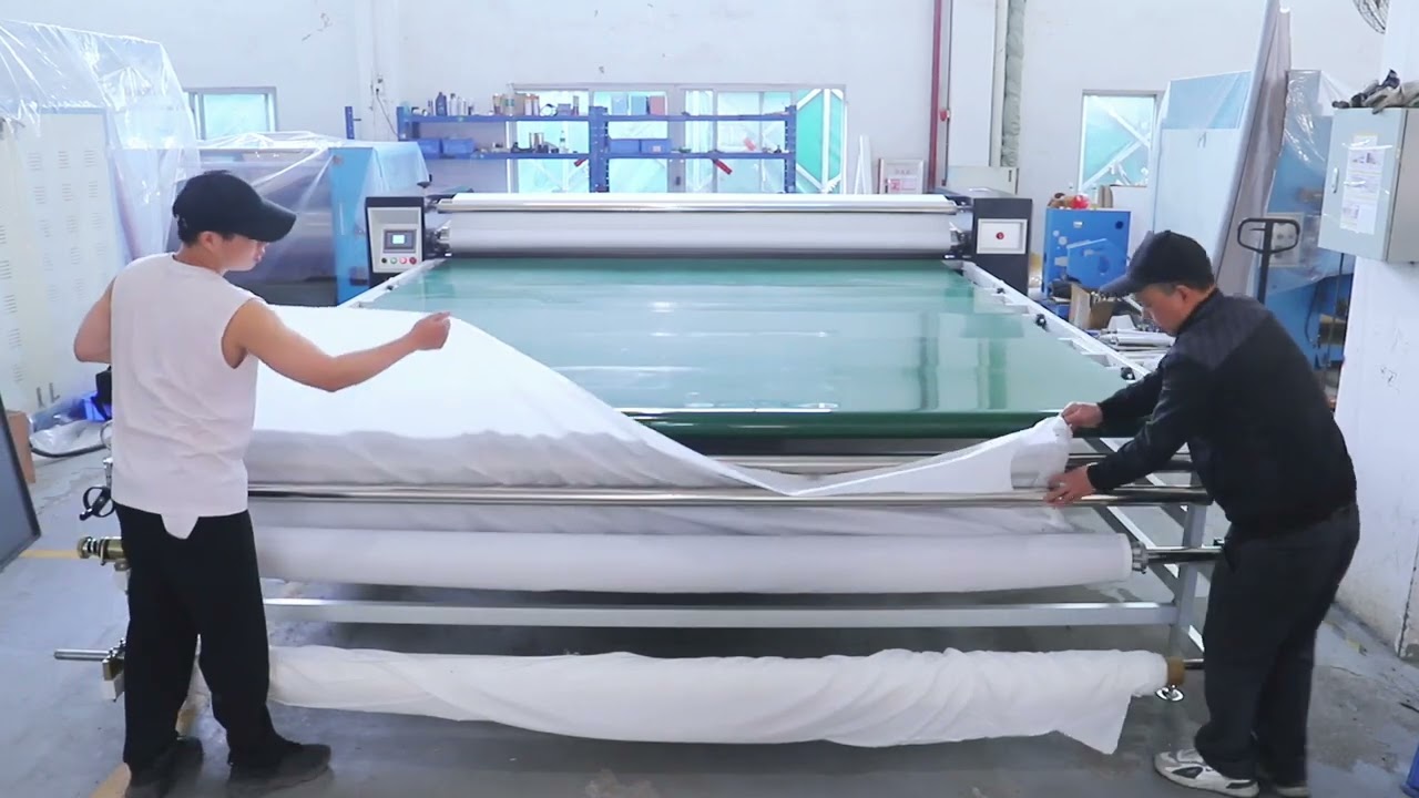 Rotary Heat Press Calendar Heat Transfer Dye Sublimation Printing 3.2M 420MM Drum | Easty EMT B PRO