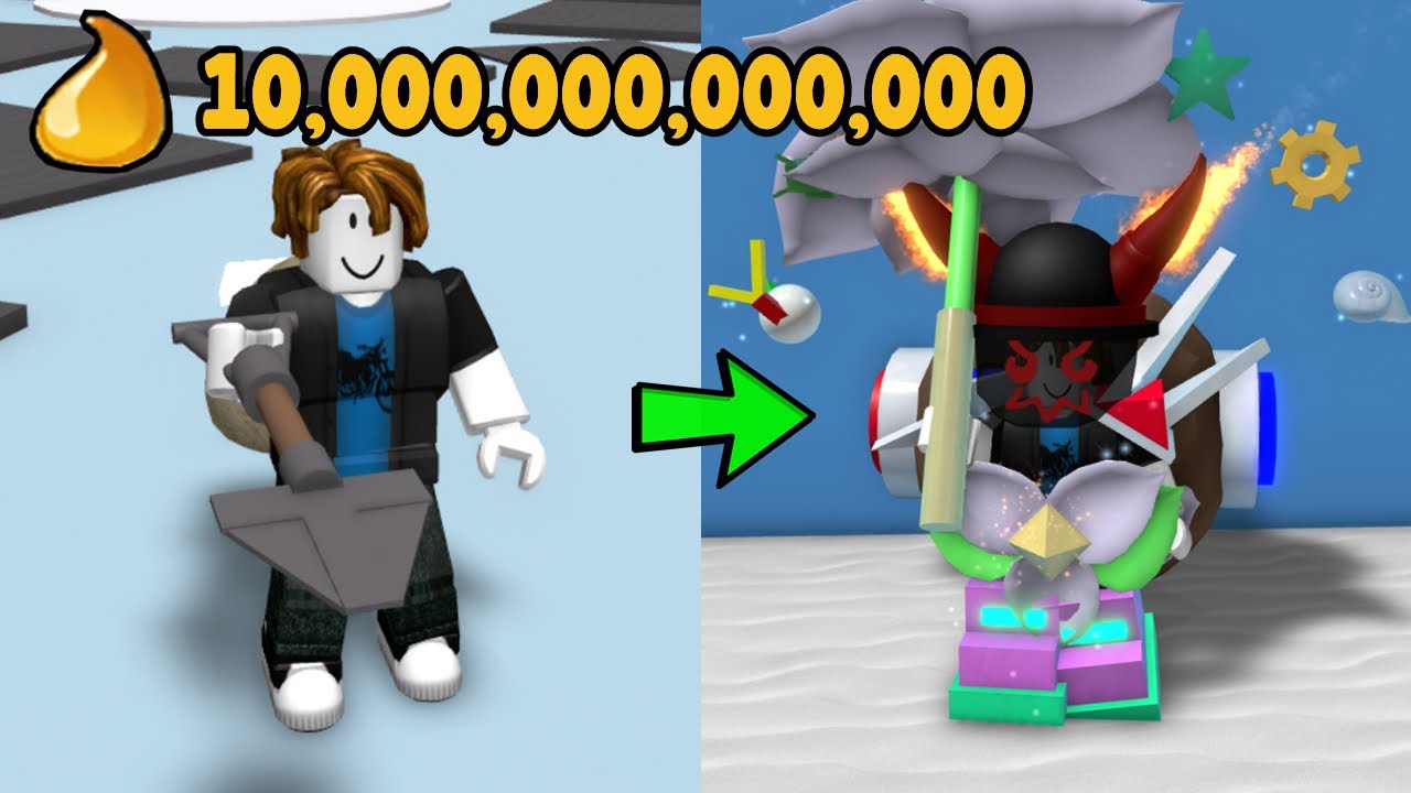 Rich Noob Made 10 Trillion Honey! Got Gummy Boots And 50 Bees! - Bee Swarm Simulator Roblox
