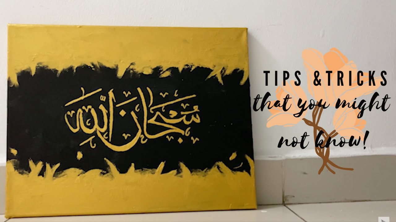 DIY - Arabic Calligraphy Tutorial Tips And Tricks! l Diy All The Way