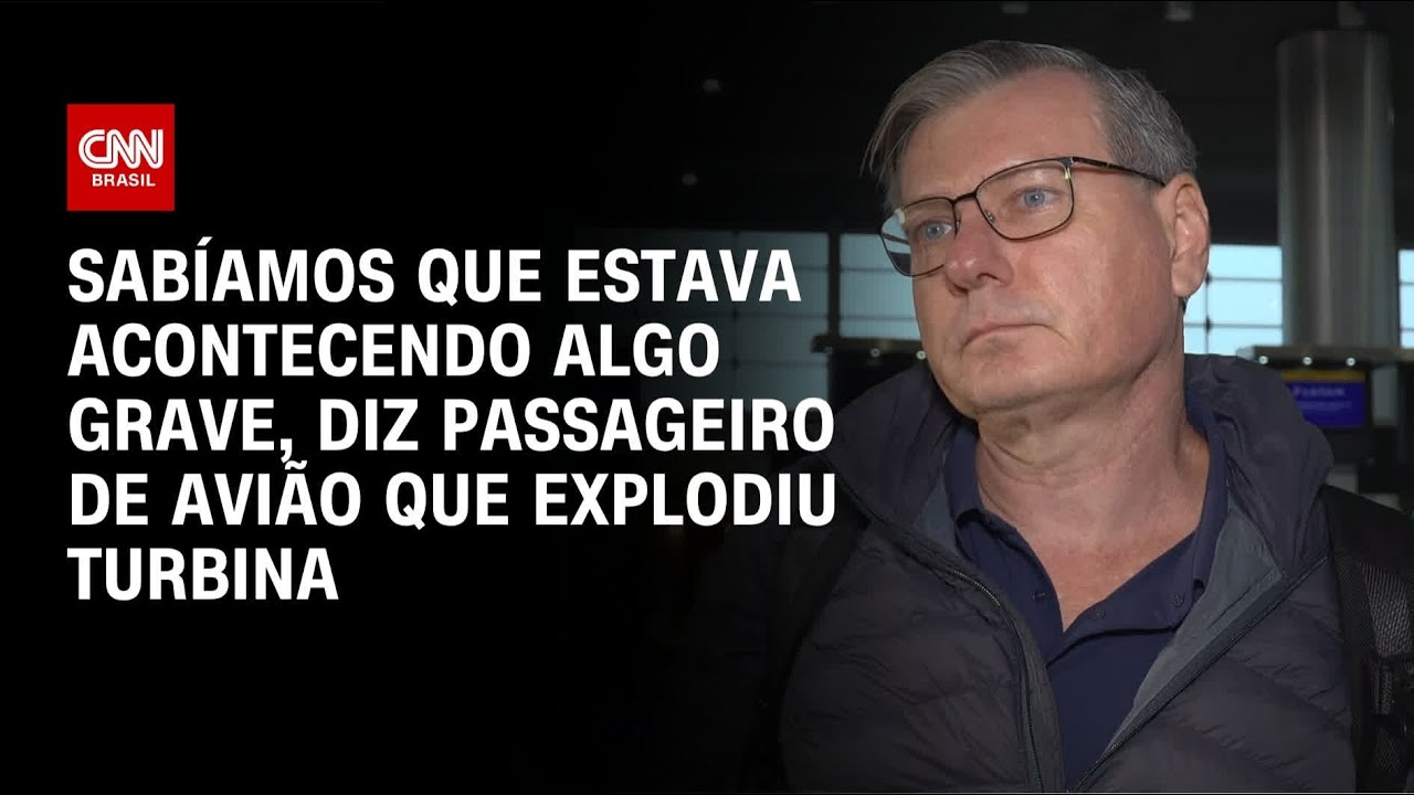 Sab&iacute;amos que estava acontecendo algo grave, diz passageiro de avi&atilde;o que explodiu | CNN NOVO DIA