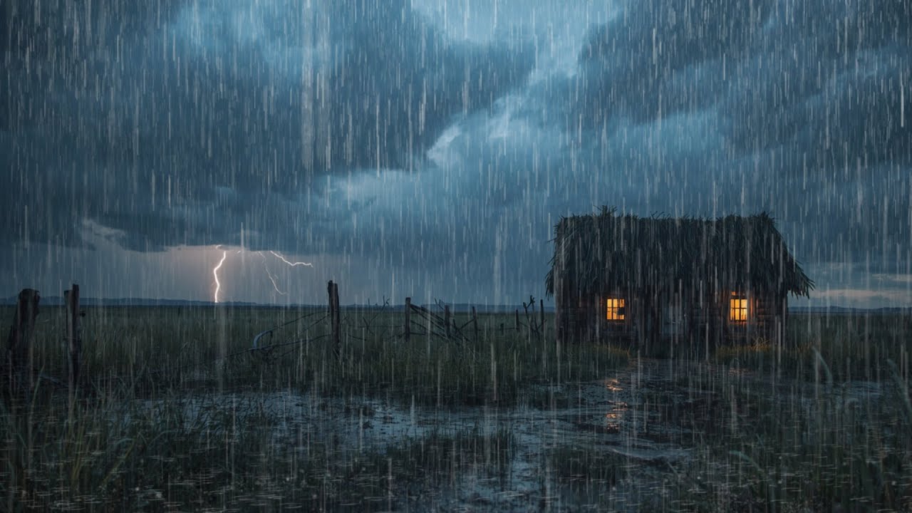 🔴 Relaxing Rain & Thunder Sounds LIVE 24/7 | Deep Sleep & Stress Relief