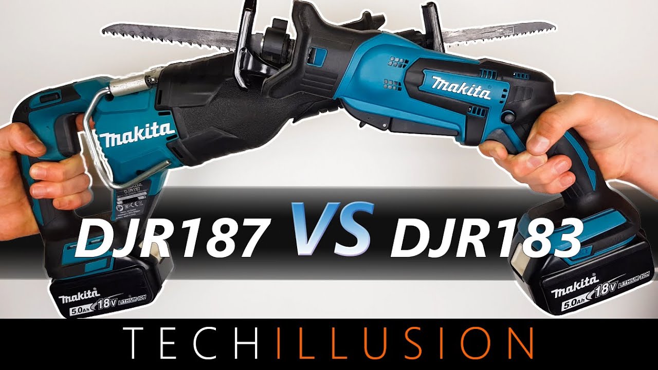 🔥Klein VS Groß! Makita Akku Säbelsäge DJR187 VS DJR183 Vergleich & Test😱 - Reciprosäge Fuchsschwanz