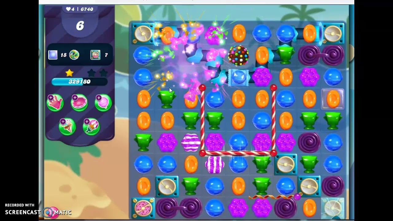 Candy Crush Saga Level 6740  No Boosters